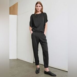 Zero + Maria Cornejo 🟣 Size 4 Gabi Trousers in Black **note